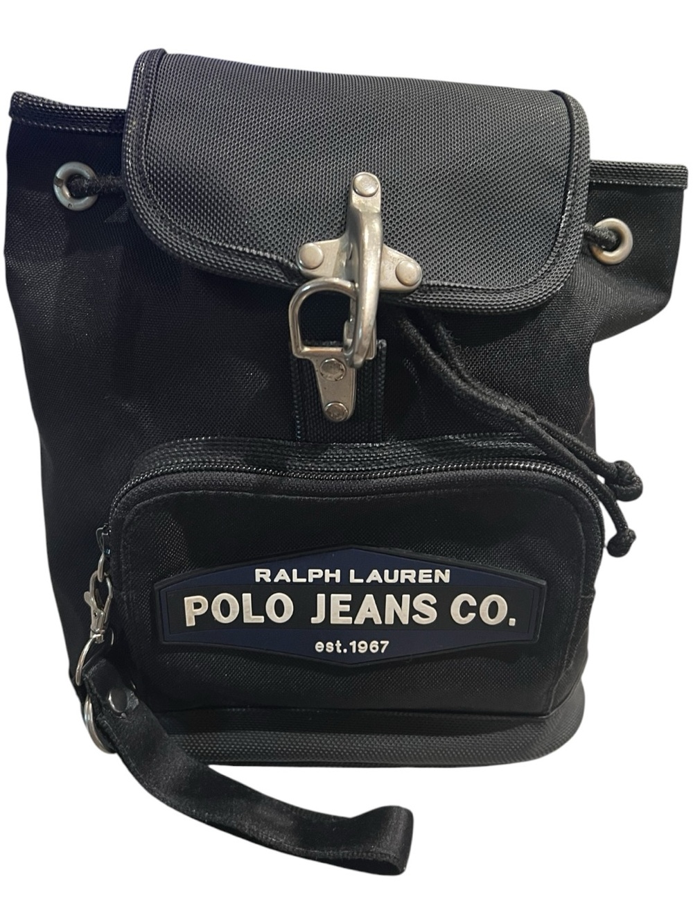 Vintage 90’s Polo Jeans Co. Small Backpack
Ralph Lauren Y2K backpack